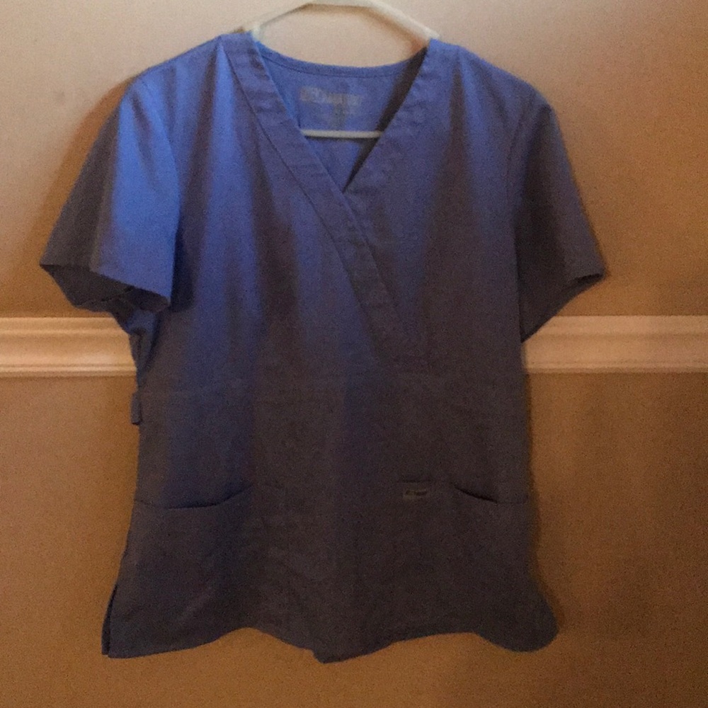 Grey’s Anatomy Ceil Blue Scrub Top